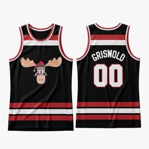 Black and Red Men's Jersey